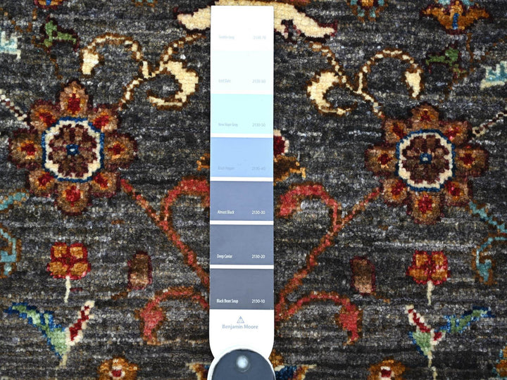 3'0" x 4'1" New Hand Knotted Brown Wool Rectangle Oriental Rug - MOA10222066