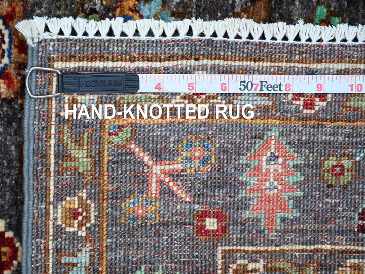 3'0" x 4'1" New Hand Knotted Brown Wool Rectangle Oriental Rug - MOA10222066