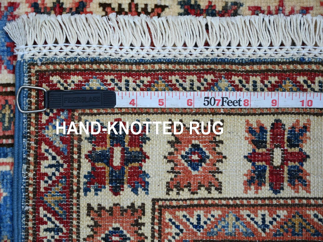 2'0" x 3'0" New Hand Knotted Blue Wool Rectangle Oriental Rug - MOA10222073
