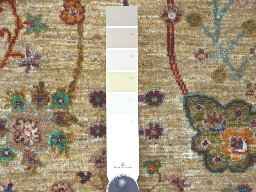 3'4" x 4'8" New Hand Knotted Brown Wool Rectangle Oriental Rug - MOA10222080