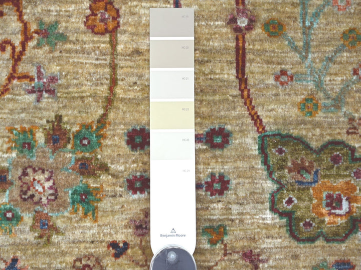 3'4" x 4'8" New Hand Knotted Brown Wool Rectangle Oriental Rug - MOA10222080