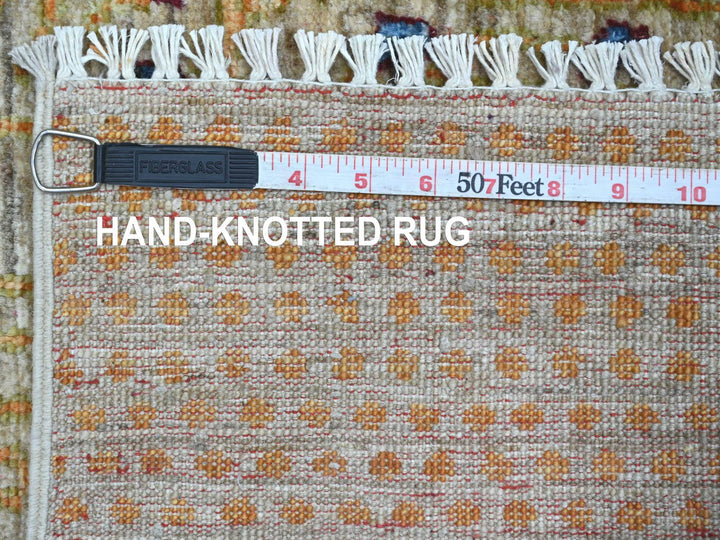 3'2" x 5'1" New Hand Knotted Brown Wool Rectangle Oriental Rug - MOA10222084