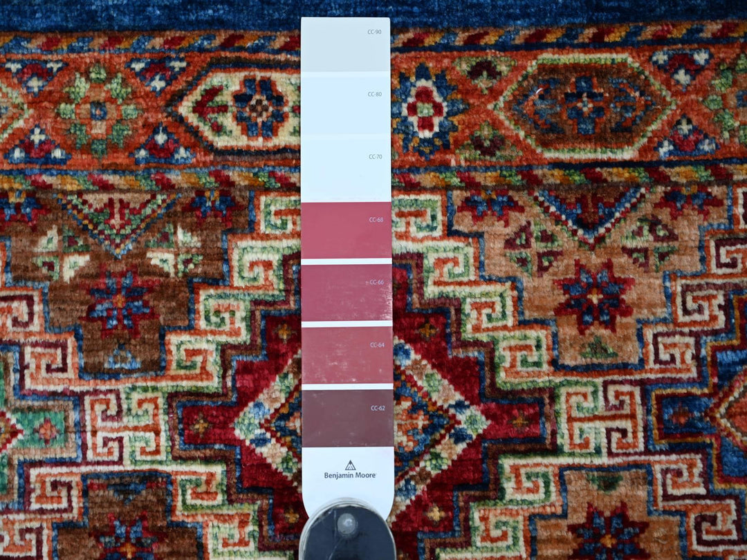 3'0" x 5'0" New Hand Knotted Multicolored Wool Rectangle Oriental Rug - MOA10222087