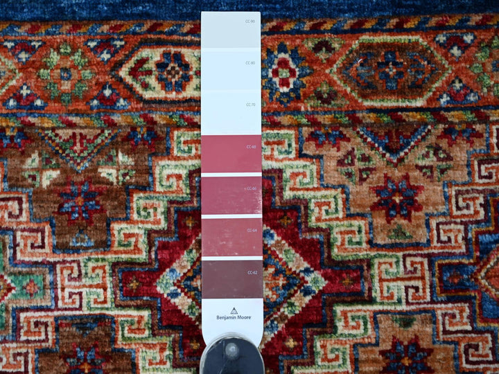3'0" x 5'0" New Hand Knotted Multicolored Wool Rectangle Oriental Rug - MOA10222087