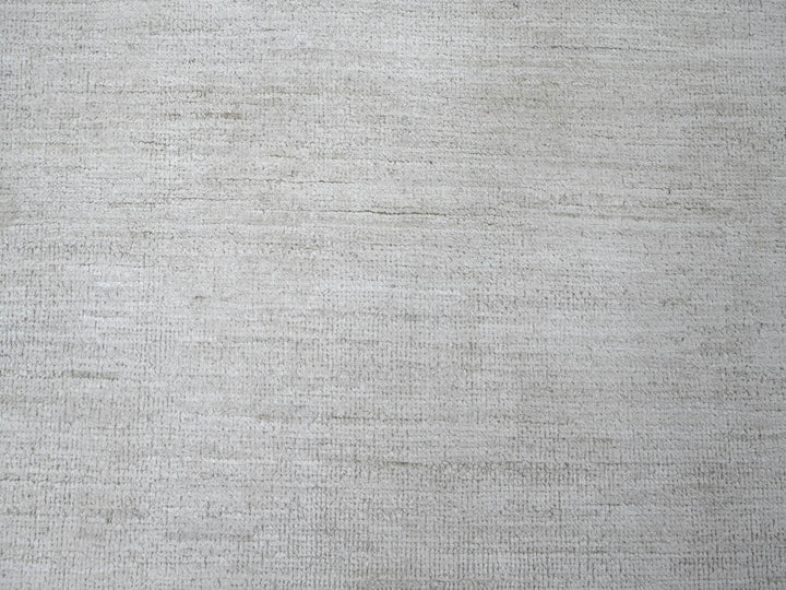 8'11" x 12'0" New Hand Knotted Ivory Wool Rectangle Oriental Rug - MOA10222095