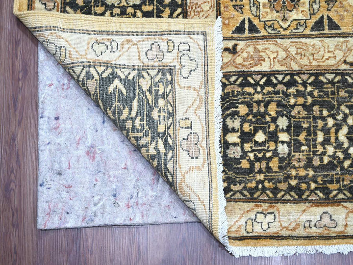 10'1" x 13'6" New Hand Knotted Brown Wool Rectangle Oriental Rug - MOA10222109