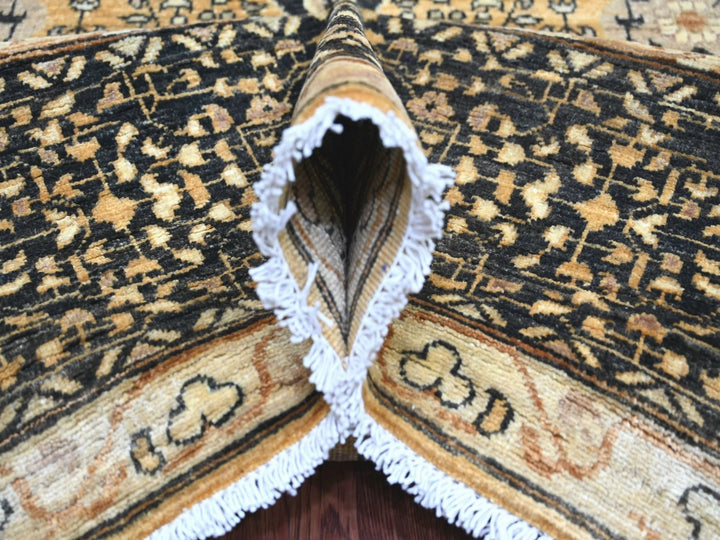 10'1" x 13'6" New Hand Knotted Brown Wool Rectangle Oriental Rug - MOA10222109