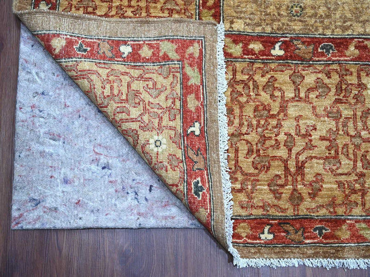 10'1" x 13'7" New Hand Knotted Brown Wool Rectangle Oriental Rug - MOA10222110