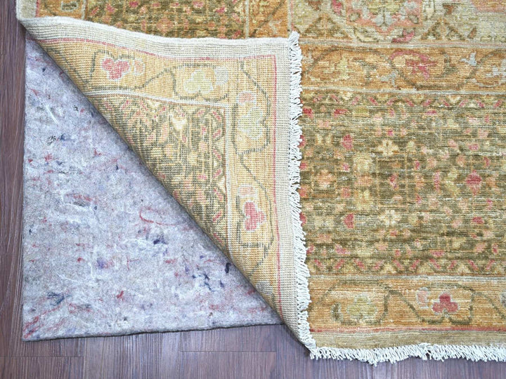 9'9" x 13'4" New Hand Knotted Grey Wool Rectangle Oriental Rug - MOA10222115