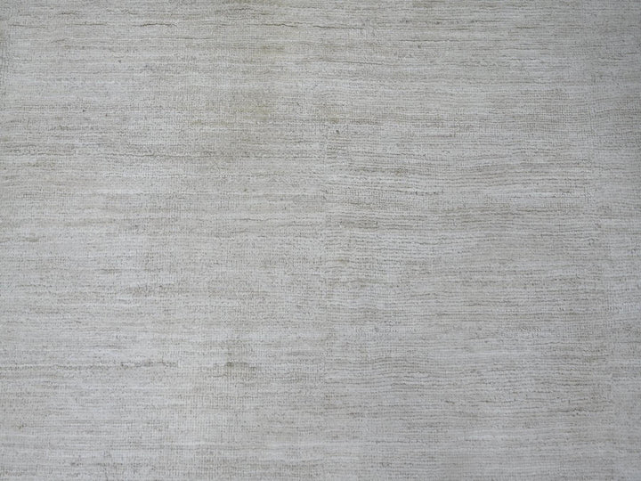 11'5" x 14'4" New Hand Knotted Ivory Wool Rectangle Oriental Rug - MOA10222121