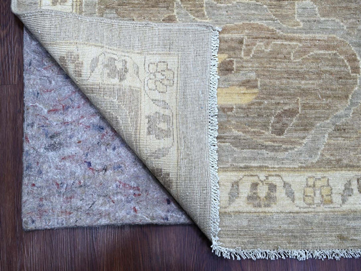 11'5" x 15'8" New Hand Knotted Grey Wool Rectangle Oriental Rug - MOA10222129
