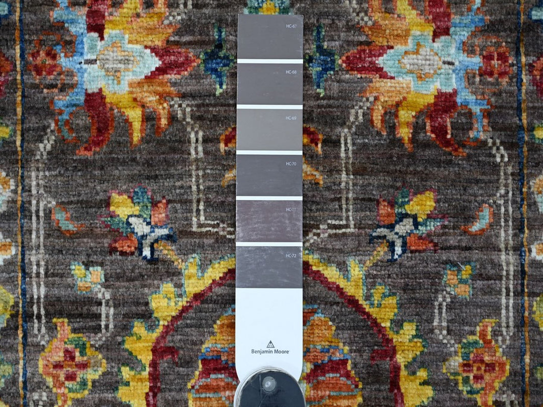 2'8" x 4'0" New Hand Knotted Green Wool Rectangle Oriental Rug - MOA10222147