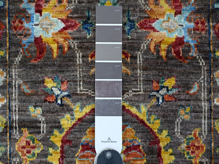 2'8" x 4'0" New Hand Knotted Green Wool Rectangle Oriental Rug - MOA10222147