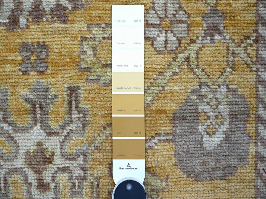 2'9" x 7'10" New Hand Knotted Brown Wool Runner Oriental Rug - MOA10222154