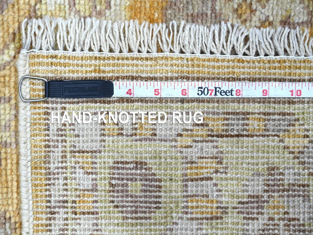 2'9" x 7'10" New Hand Knotted Brown Wool Runner Oriental Rug - MOA10222154