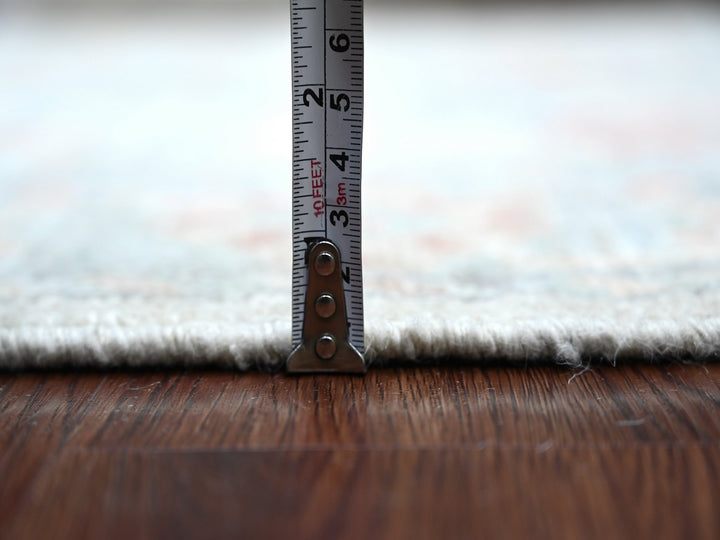 2'8" x 5'11" New Hand Knotted Grey Wool Runner Oriental Rug - MOA10222189