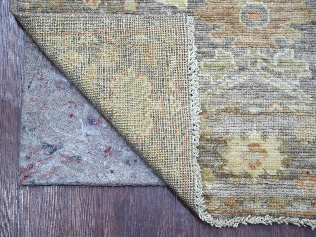 2'11" x 14'11" New Hand Knotted Brown Wool Runner Oriental Rug - MOA10222194