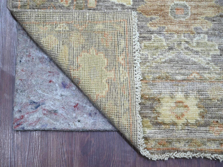 2'11" x 14'11" New Hand Knotted Brown Wool Runner Oriental Rug - MOA10222194