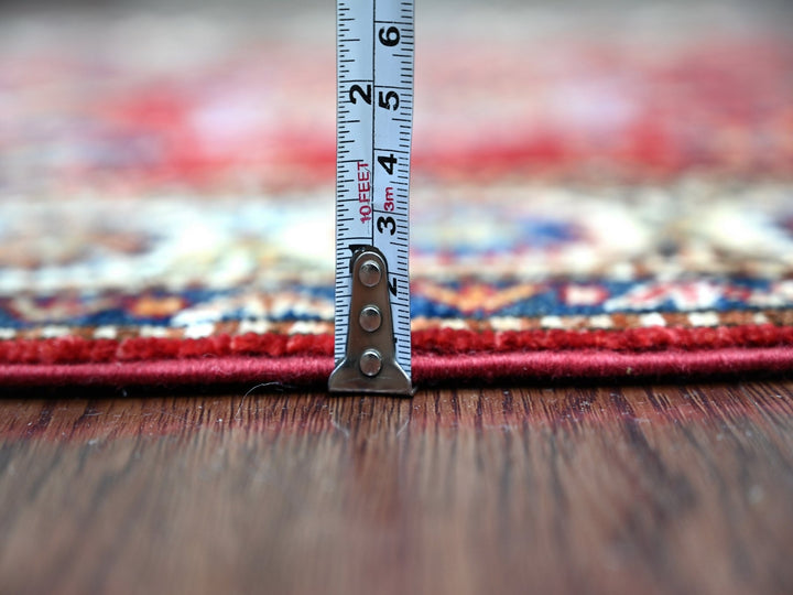 2'8" x 12'10" New Hand Knotted Red Wool Runner Oriental Rug - MOA10222203