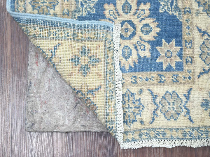 2'0" x 5'8" New Hand Knotted Blue Wool Runner Oriental Rug - MOA10222212