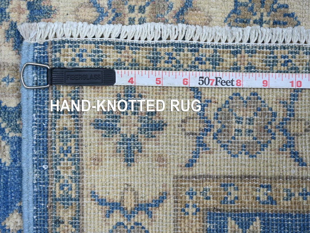 2'0" x 5'8" New Hand Knotted Blue Wool Runner Oriental Rug - MOA10222212