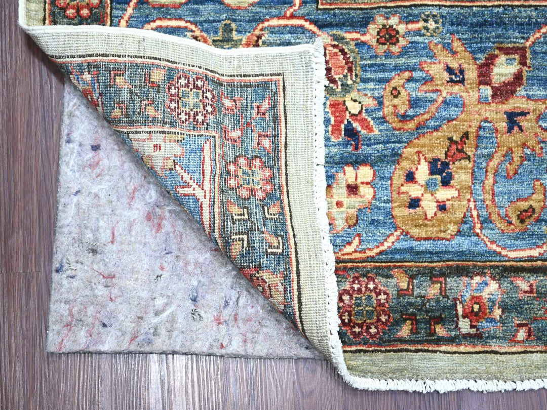 9'9" x 13'8" New Hand Knotted Grey Wool Rectangle Oriental Rug - MOA10222253