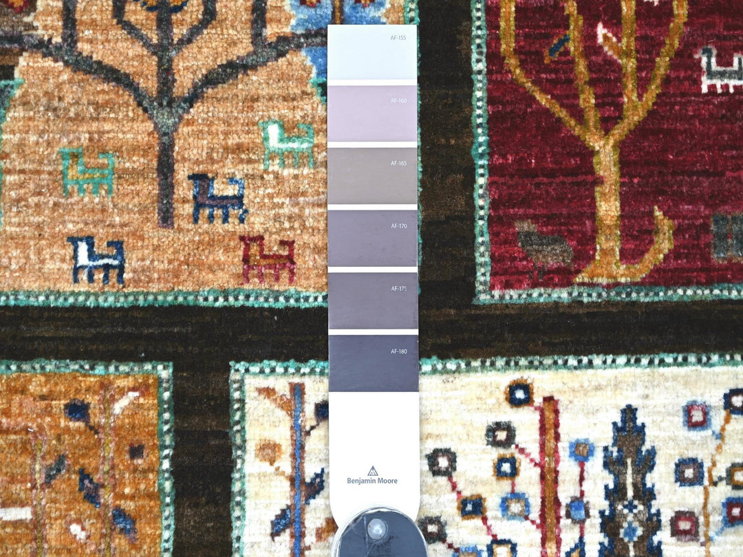 3'2" x 5'0" New Hand Knotted Multicolored Wool Rectangle Oriental Rug - MOA10222257