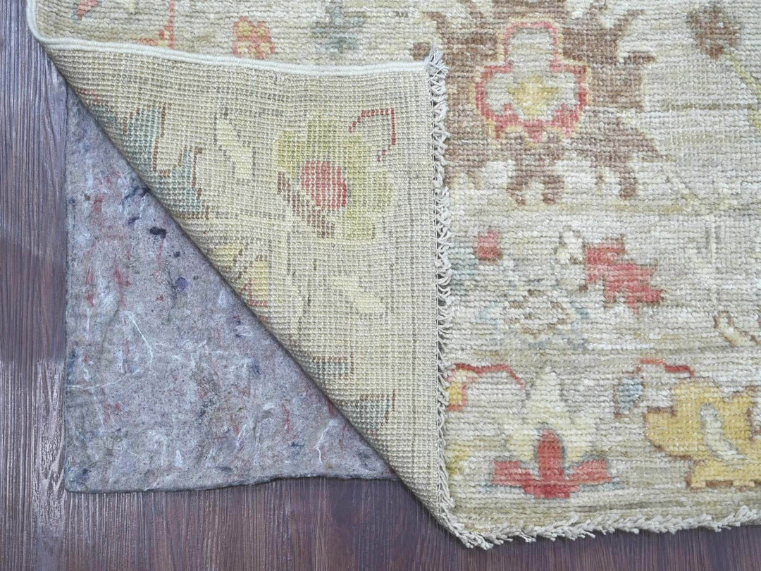 2'11" x 15'3" New Hand Knotted Grey Wool Runner Oriental Rug - MOA10222279