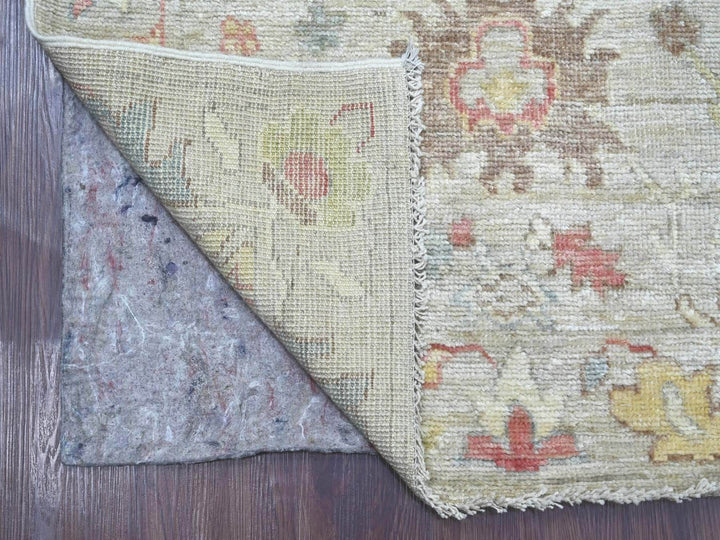2'11" x 15'3" New Hand Knotted Grey Wool Runner Oriental Rug - MOA10222279