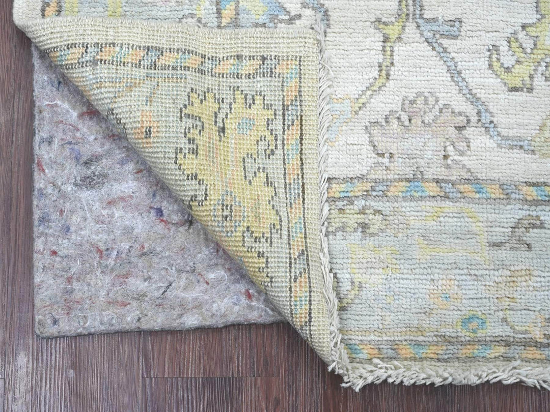 3'0" x 6'0" New Hand Knotted Grey Wool Runner Oriental Rug - MOA10222286