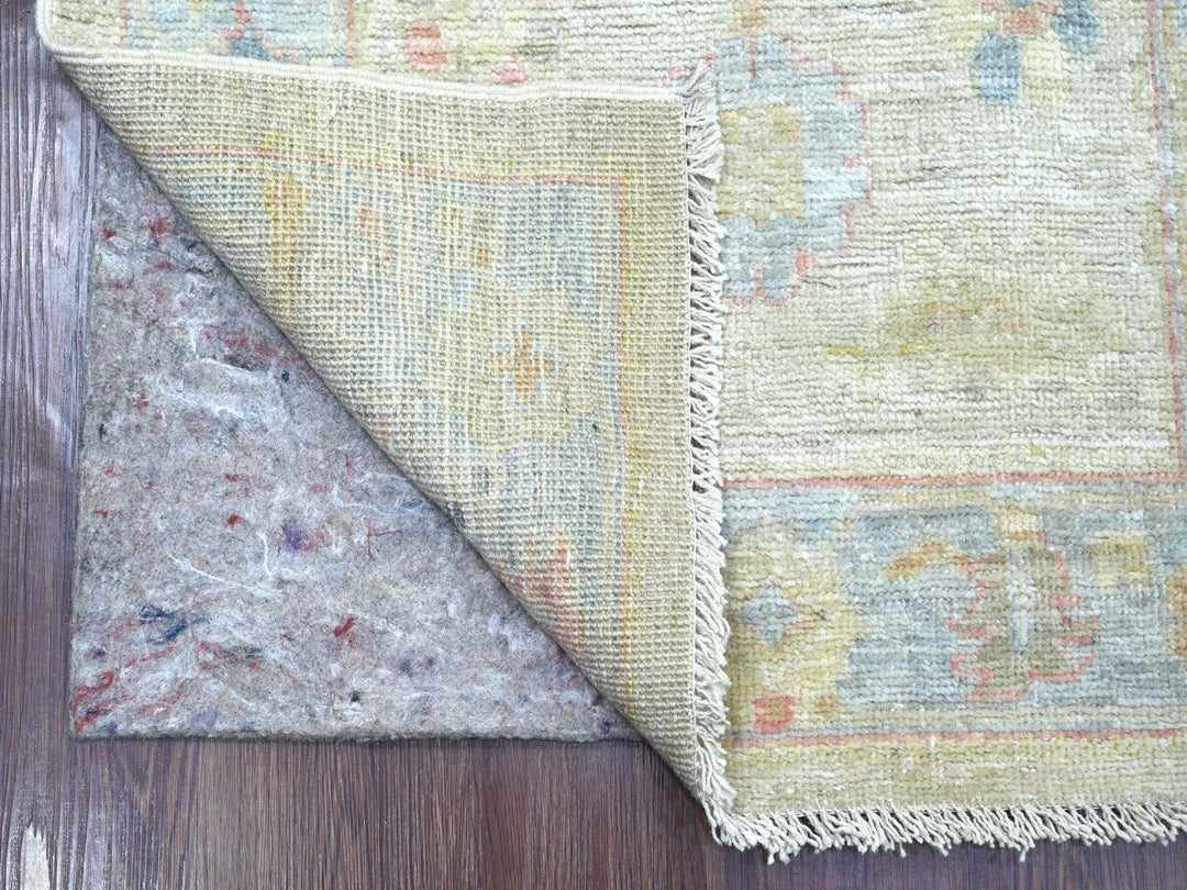 2'8" x 13'10" New Hand Knotted Grey Wool Runner Oriental Rug - MOA10222290