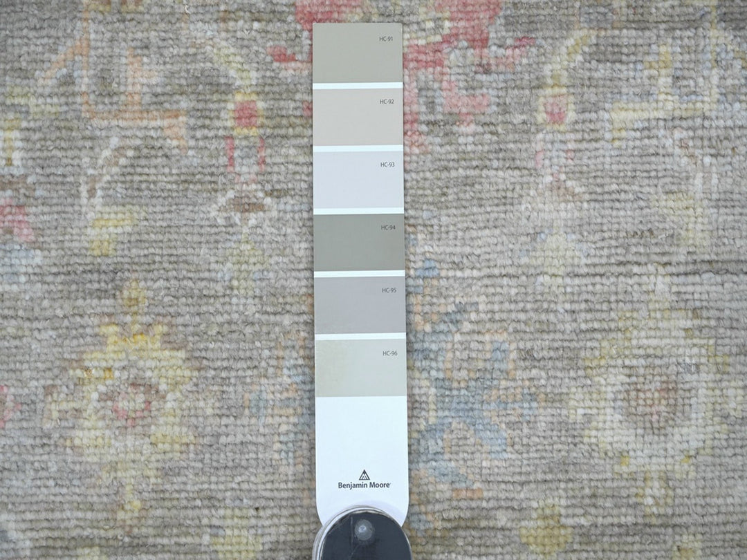 4'2" x 10'0" New Hand Knotted Brown Wool Runner Oriental Rug - MOA10222296