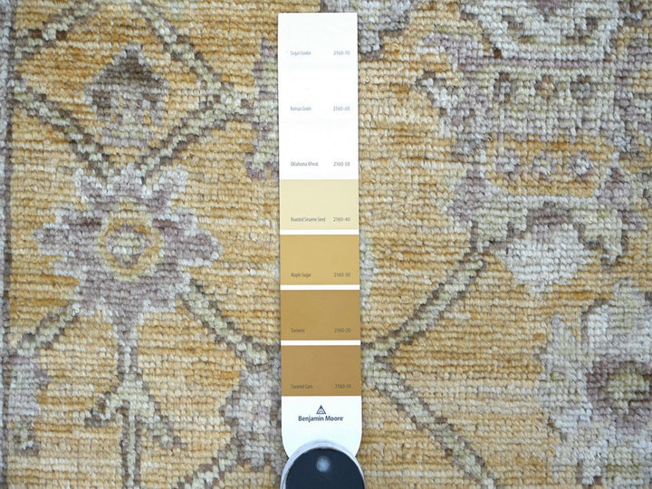 2'8" x 13'5" New Hand Knotted Brown Wool Runner Oriental Rug - MOA10222309
