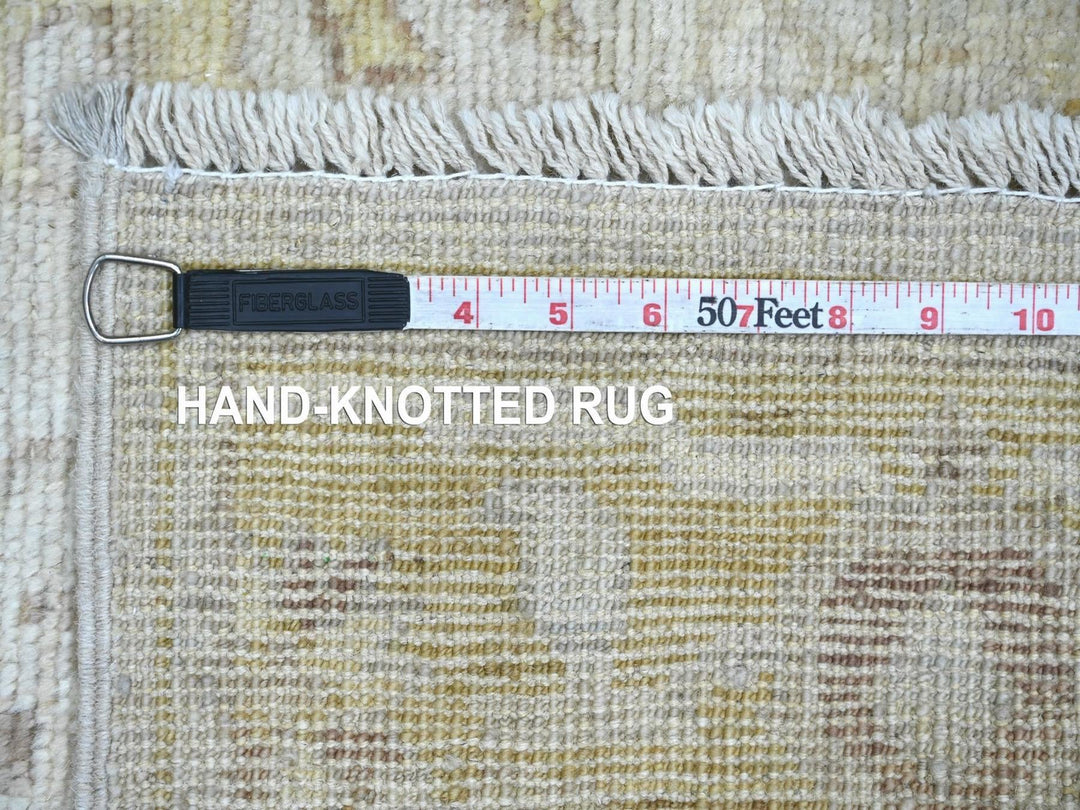 2'8" x 7'10" New Hand Knotted Grey Wool Runner Oriental Rug - MOA10222310