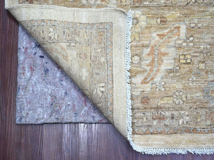 10'1" x 13'10" New Hand Knotted Brown Wool Rectangle Oriental Rug - MOA10222349