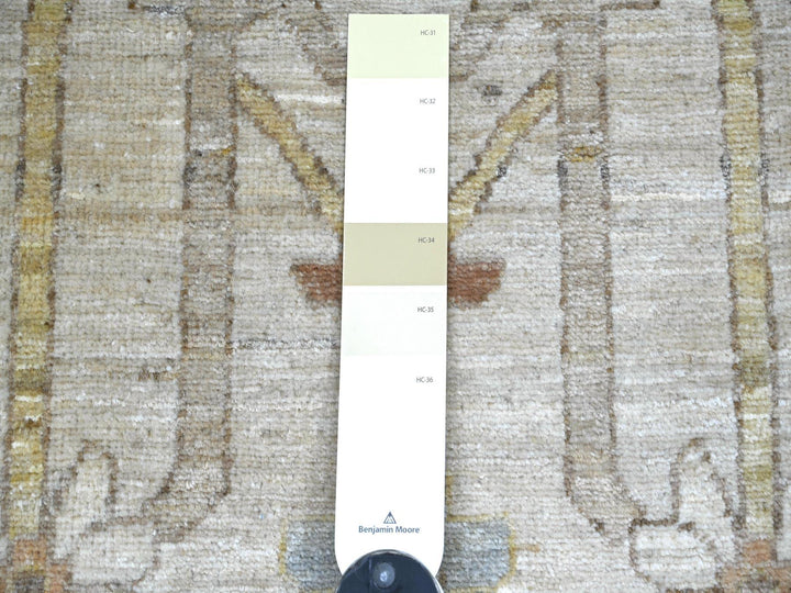 10'1" x 13'10" New Hand Knotted Brown Wool Rectangle Oriental Rug - MOA10222349