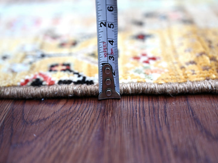 2'7" x 7'9" New Hand Knotted Brown Wool Runner Oriental Rug - MOA10222379