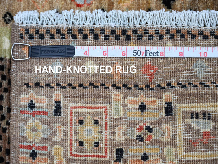 2'8" x 9'6" New Hand Knotted Multicolored Wool Runner Oriental Rug - MOA10222384