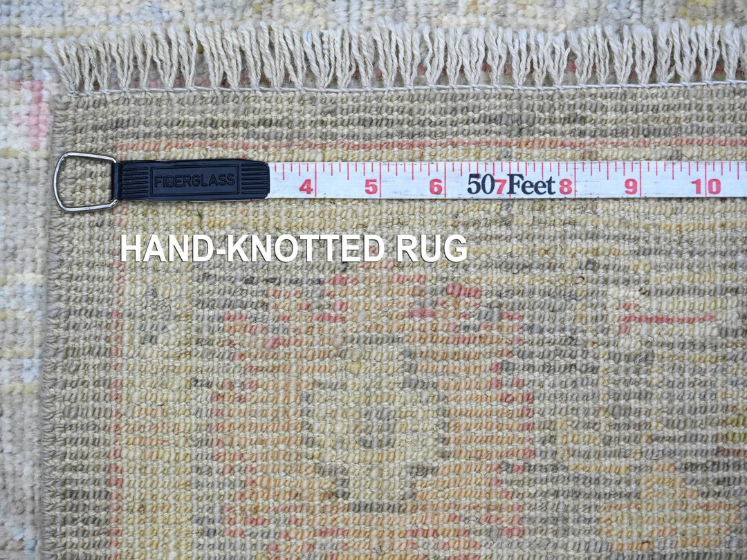 2'9" x 7'9" New Hand Knotted Brown Wool Runner Oriental Rug - MOA10222395