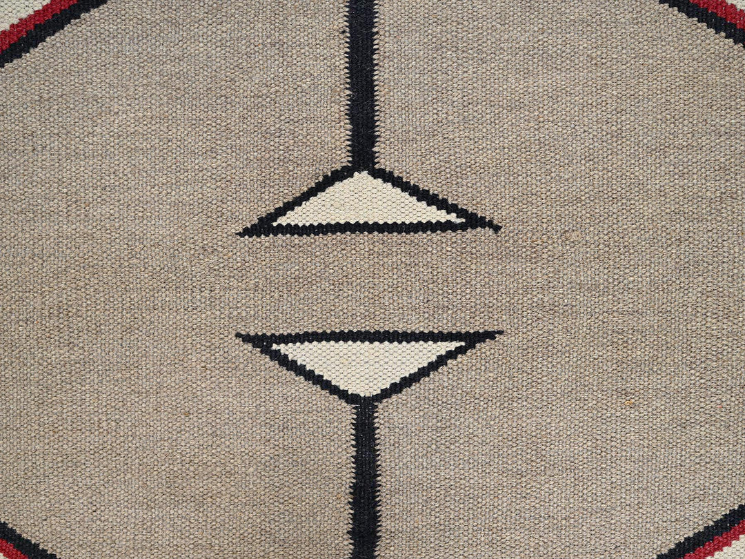 8'2" x 10'2" New Hand Woven Brown Wool Rectangle Oriental Rug - MOA1022239