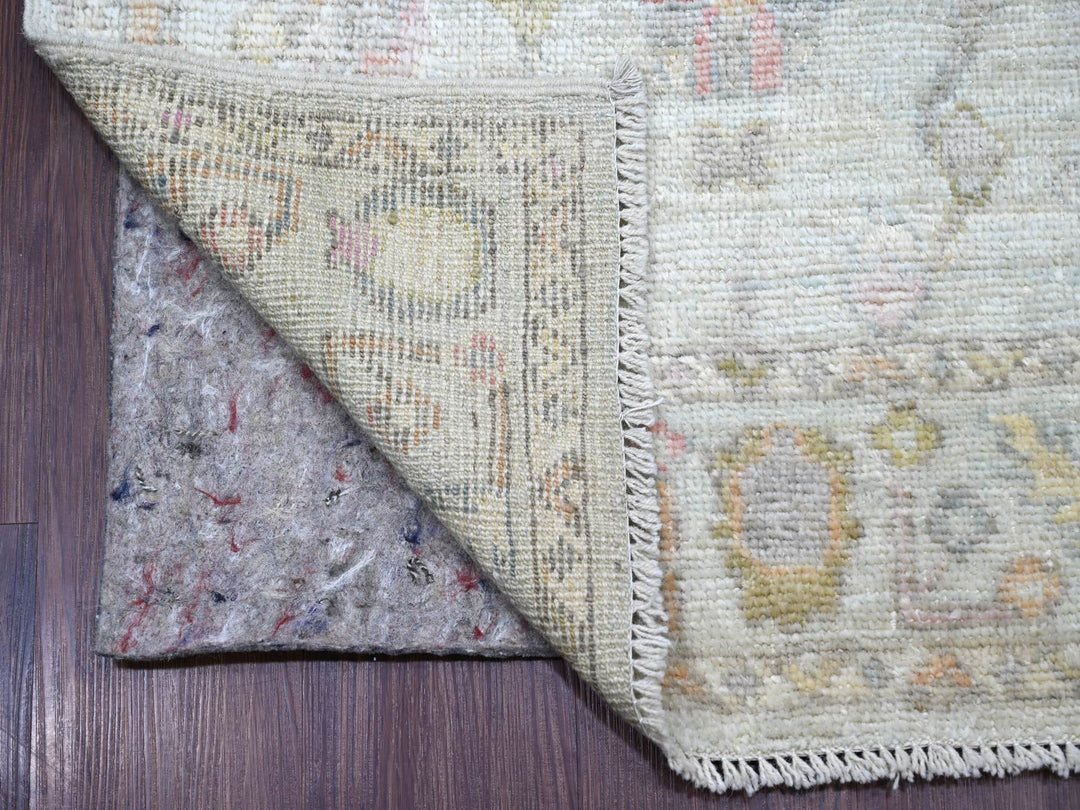 2'11" x 19'2" New Hand Knotted Blue Wool Runner Oriental Rug - MOA10222403