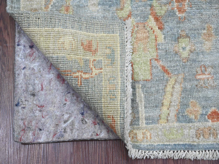 2'1" x 3'1" New Hand Knotted Grey Wool Rectangle Oriental Rug - MOA10222406