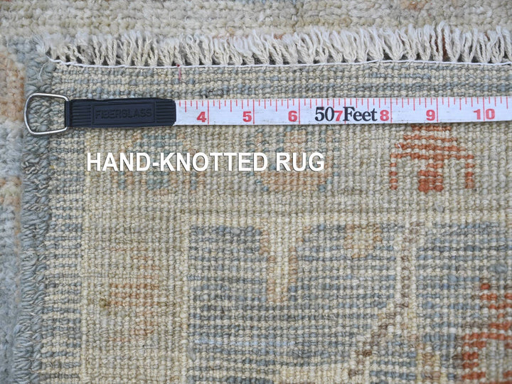 2'1" x 3'1" New Hand Knotted Grey Wool Rectangle Oriental Rug - MOA10222406