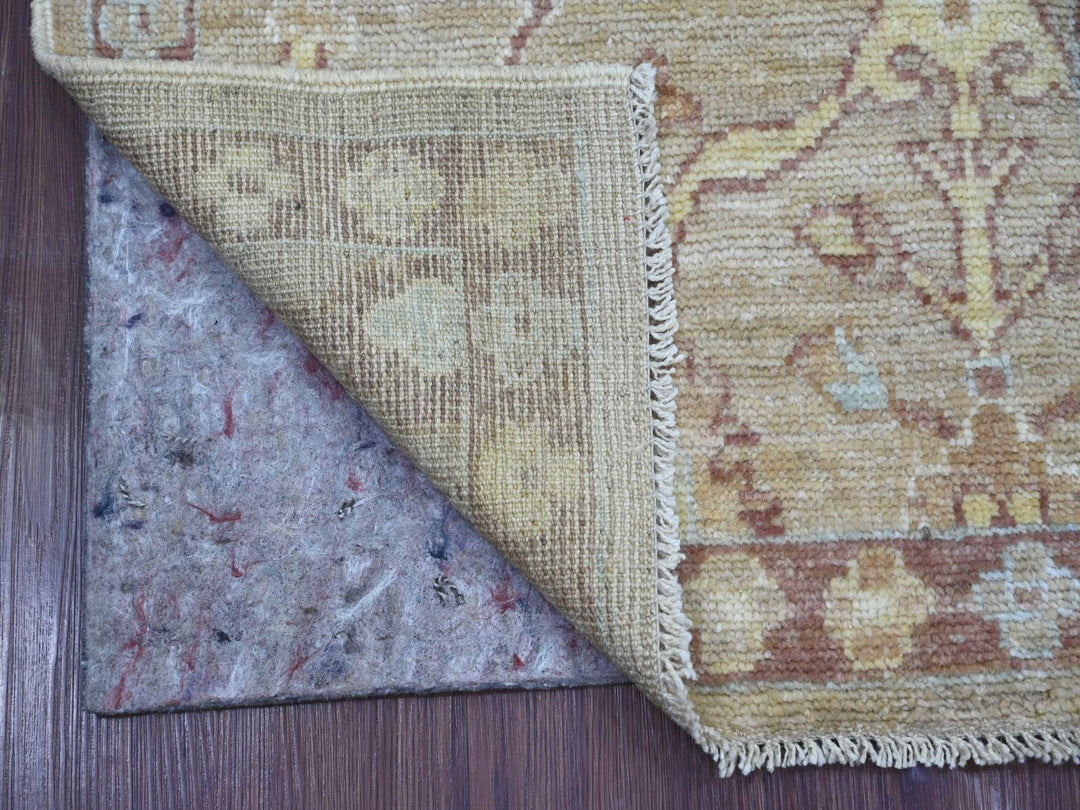 2'0" x 3'0" New Hand Knotted Brown Wool Rectangle Oriental Rug - MOA10222407