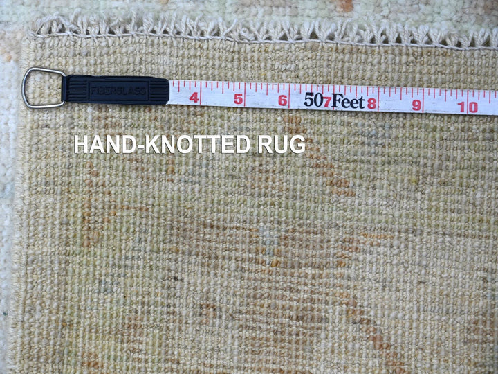 2'1" x 2'11" New Hand Knotted Grey Wool Rectangle Oriental Rug - MOA10222408