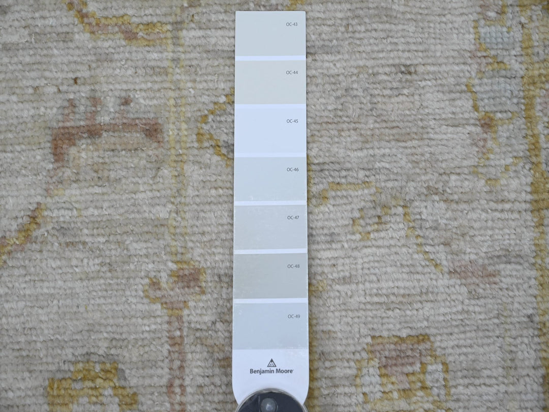 1'11" x 5'11" New Hand Knotted Grey Wool Runner Oriental Rug - MOA10222412