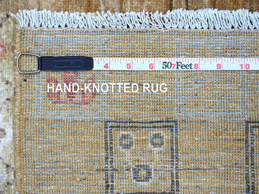 3'1" x 4'11" New Hand Knotted Brown Wool Rectangle Oriental Rug - MOA10222414