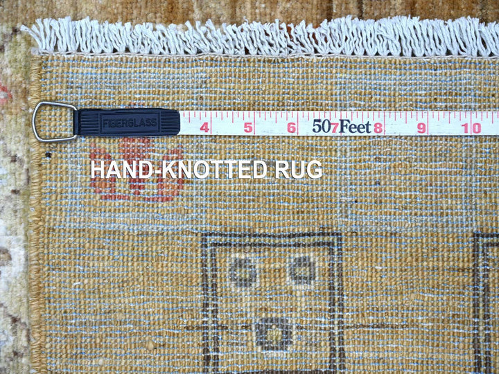 3'1" x 4'11" New Hand Knotted Brown Wool Rectangle Oriental Rug - MOA10222414