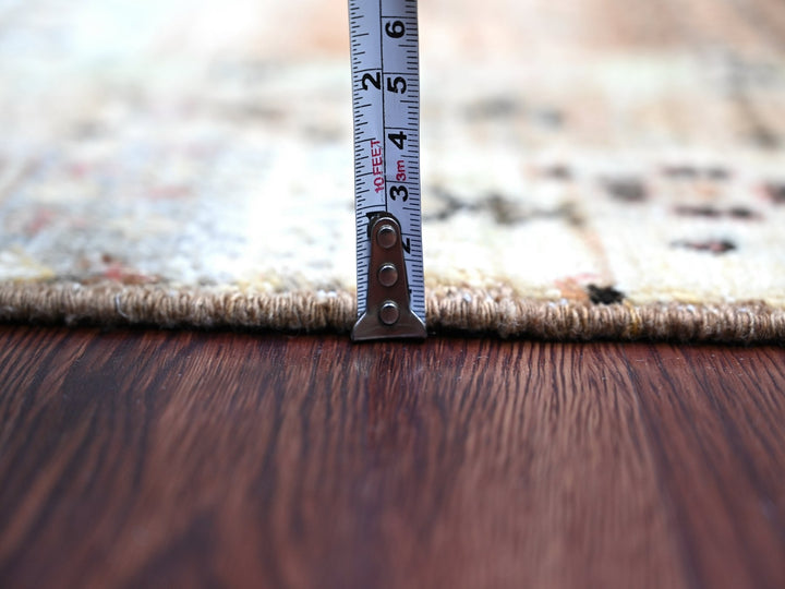 2'8" x 5'7" New Hand Knotted Brown Wool Runner Oriental Rug - MOA10222416