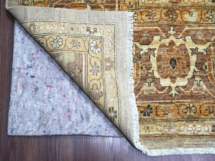 11'11" x 15'4" New Hand Knotted Grey Wool Rectangle Oriental Rug - MOA10222470